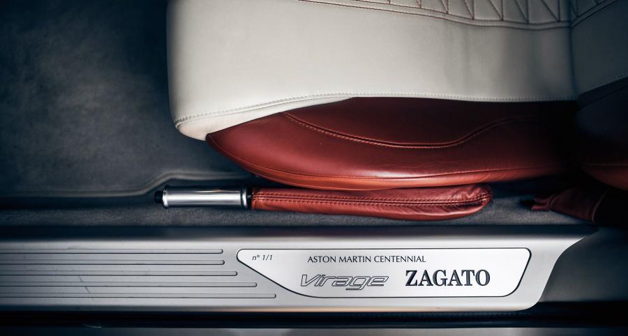 Детали интерьера Aston Martin Virage Shooting Brake 2014 года  (фото 11 из 45)